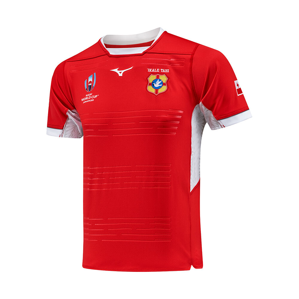 Jerseys Mizuno Tonga RWC Home Hombre Rojas Oscuro Outlet GUHV-64320